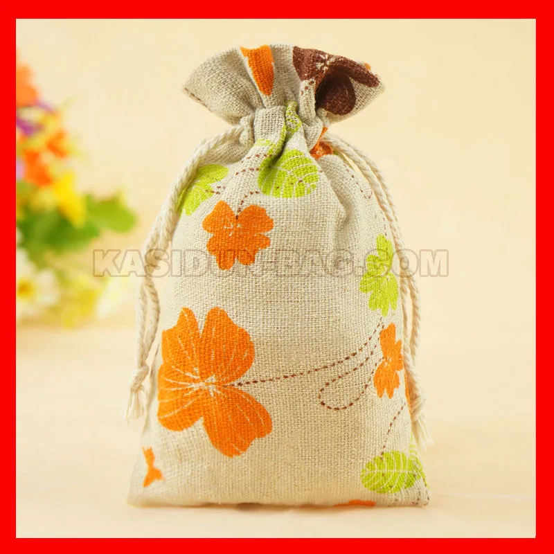 100pieces/lot wholesale cloth linen fabric bag giftgift giftsgift