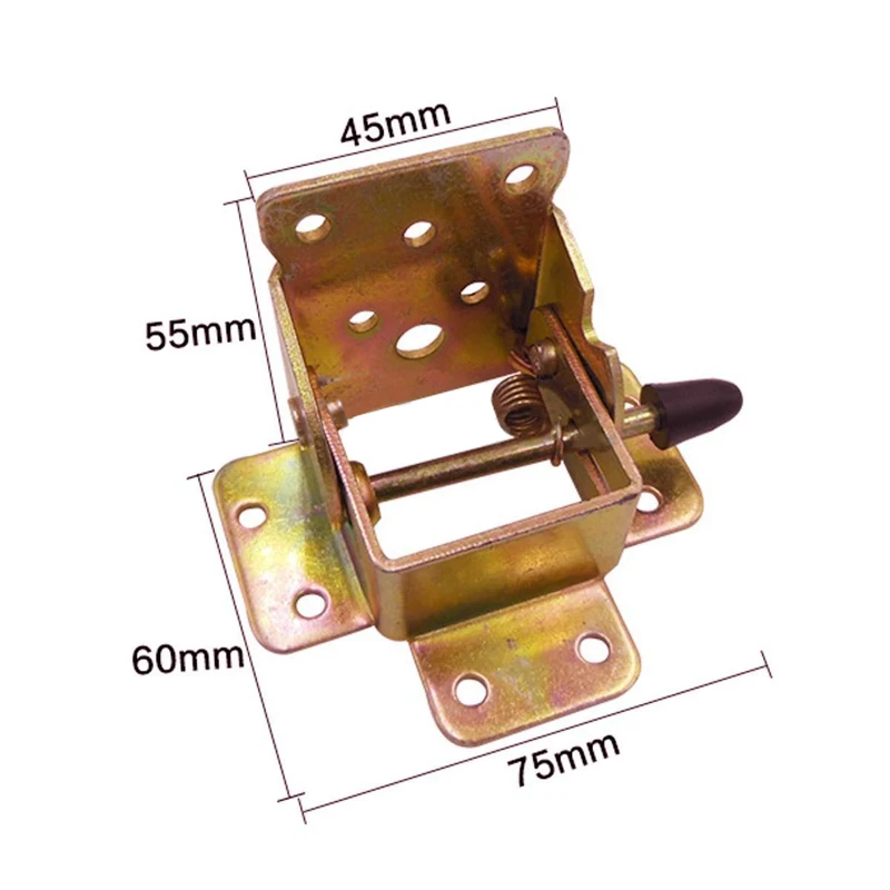 4Pcs Iron Locking Folding Table Chair Leg Brackets Hinges Folding Table Leg Hinge for Furniture Folding Hinge Hardware Tools