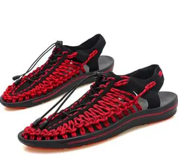 

2020 hot summer hand-woven men's sandals a generation of non-slip sandals personalized outdoor sandals