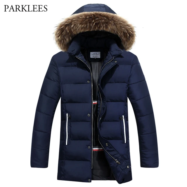 Aliexpress.com: Comprar Larga Parka Hombres 2017 Invierno