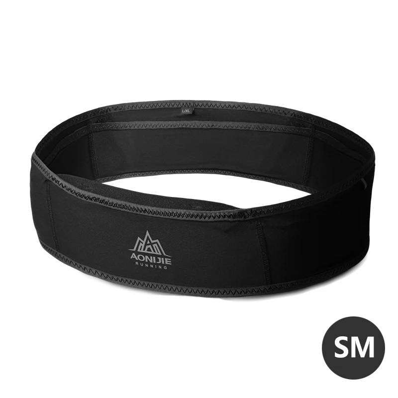 SM.Black AONIJIE W938 тонкий беговой поясной ремень сумка для бега поясная сумка для путешествий деньги марафон тренажерный зал тренировки фитнес 6,9 В держатель мобильного телефона - Цвет: SM.Black