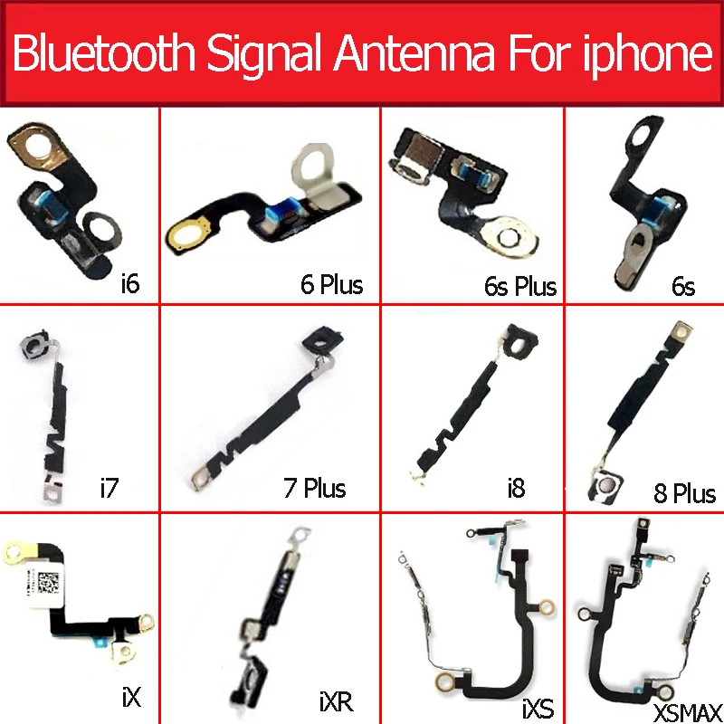 Оригинальная антенна Bluetooth, сигнальная антенна для iPhone 6, 6s, 7, 8 plus, X, XR, XS, MAX, чип NFC, камера, кнопка клипса, веб-камера справа