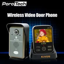 KDB302A 2,4 ГГц беспроводное видеопереговорное устройство дверной звонок Беспроводная Видео дверная камера телефон с обнаружением движения, видеозвонок, автоматическое фото