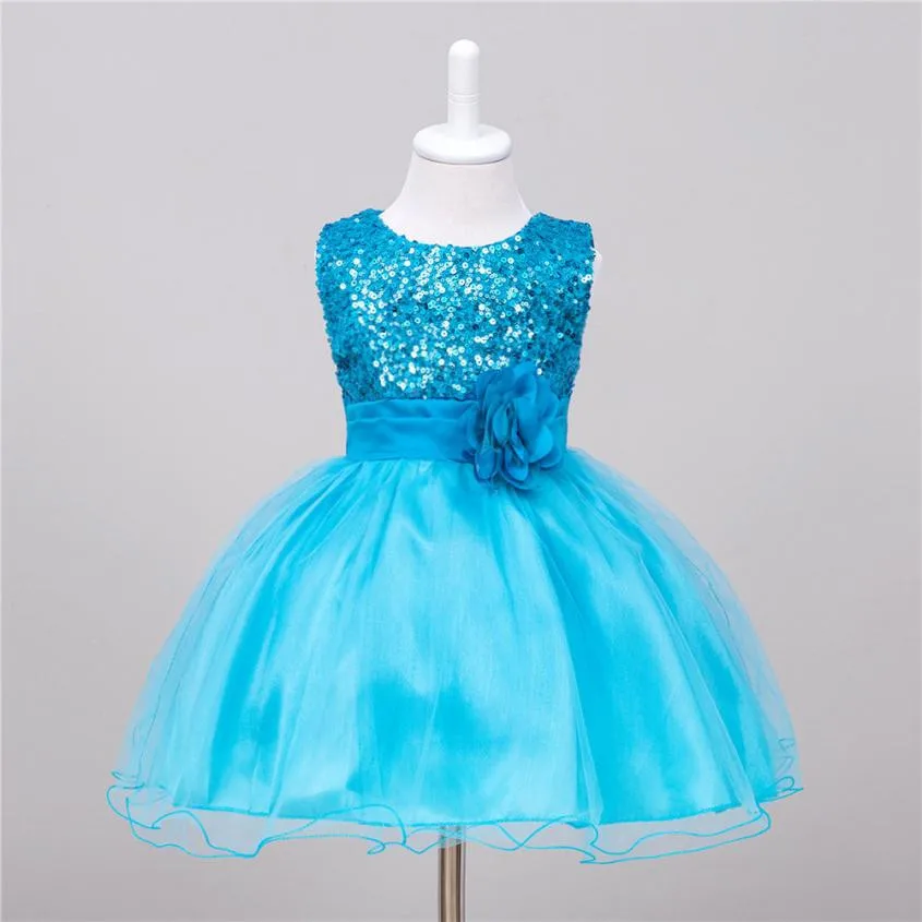 

TELOTUNY amazing flower Toddler Baby Girls Bling Sequins Sleeveless Tutu Princess Dress Outfits Clothes dec5