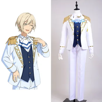 

Cosplay Ensemble Stars Idol Unit Fine Costume White Full Set Uniform Halloween Carnival Costume For Women Men