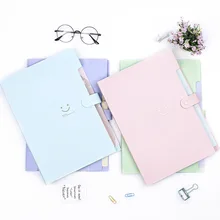 1 шт. папка многослойная Студенческая А4 органная сумка Тестовая бумажная папка бумажный мешок зажим для хранения информации пакет