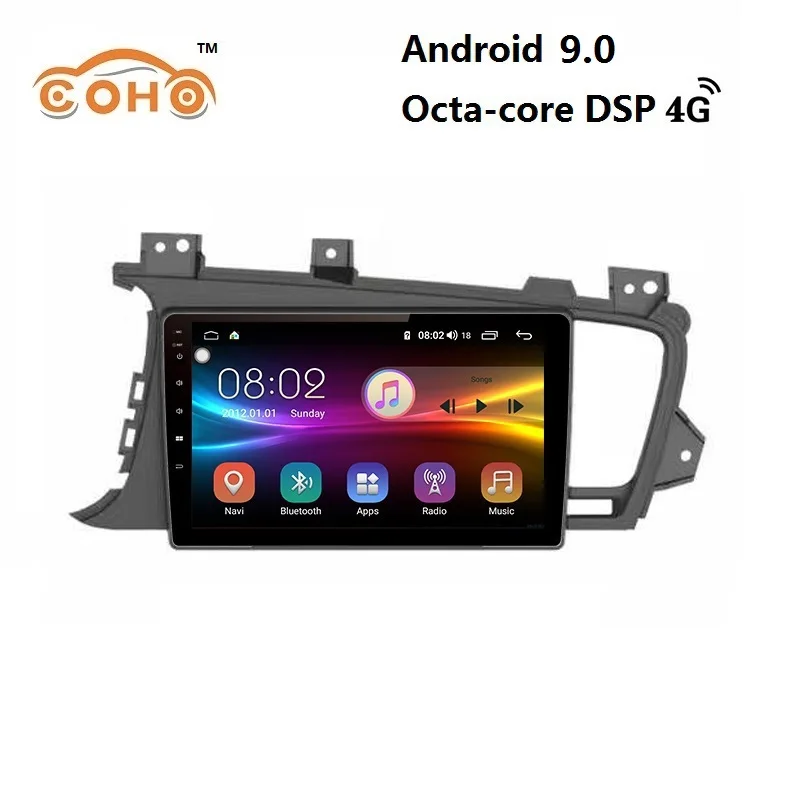 

Optima Android 9.0 8-core car gps navigation autoradio bluetooth android auto for 2011-2015 KIA Optima