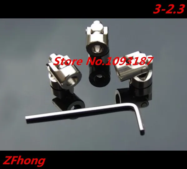 

1pc 2.3X3 RC Car Boat Model Universal Coupler Joint Coupling Steel Shaft Connector