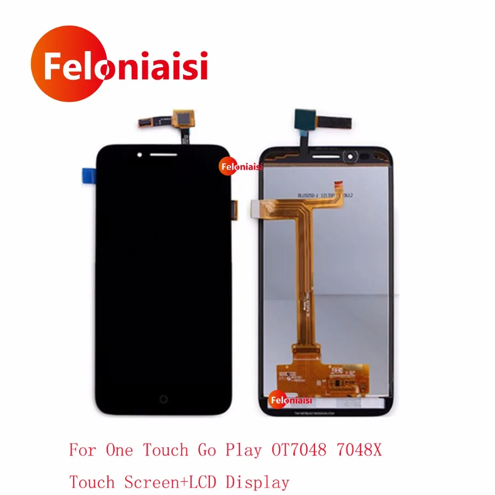 10 шт./лот 5 0 &quotдля Alcatel One Touch Go Play OT7048 7048X ЖК Дисплей с Сенсорный экран планшета