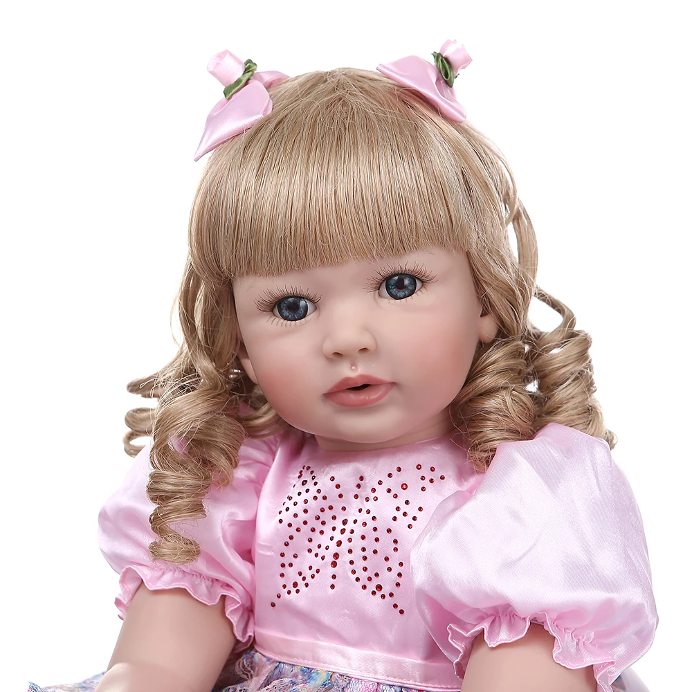60 см Кукла Reborn малыша мягкие силиконовые Viny конечности принцесса Bebe девочка прекрасный подарок на день рождения высокое качество игровой дом игрушка