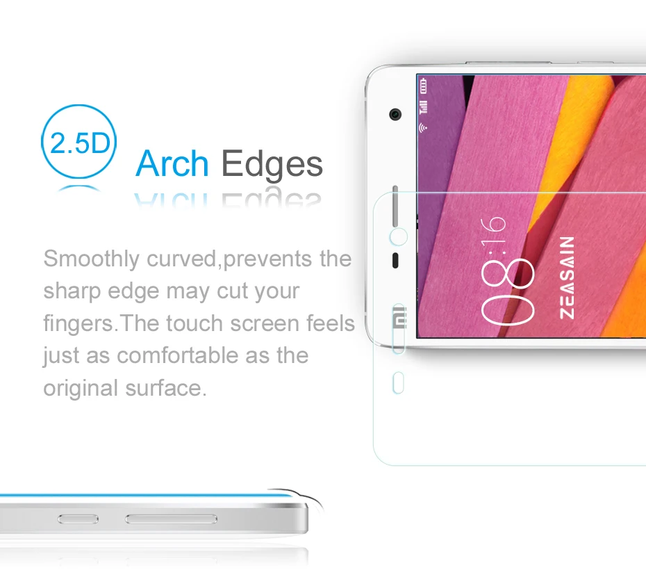 Original ZEASAIN 9H Tempered Glass Screen Protector For xiaomi mi4 mi4 mi 4 m4 xiomi4 pro prime Protective Film (1)