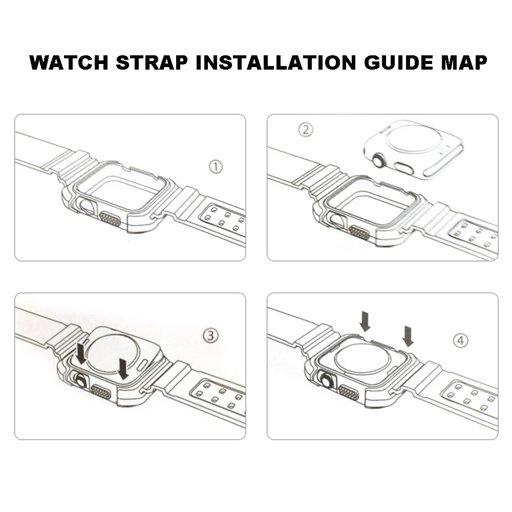 Новый Силиконовый ремешок для Apple Watch Band 44 мм/40 мм браслет iWatch Series SE/6/5/4 сменный