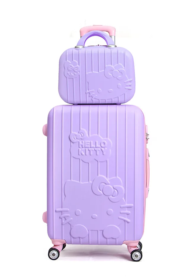font b LUGGAGE b font SET 142024 ABS fashion KT cartoon cat picture set super