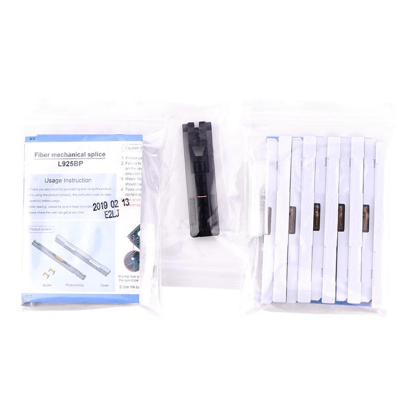 

50pcs/lot L925BP Drop Cable FTTH Splice Fiber Optic Mechanical Splicer Fast Connector Upgrade Flexer butt Cold Splice Bare fiber