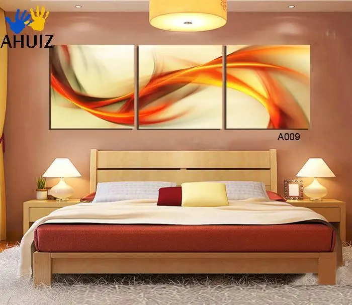 Free Shipping 3 pieces wall canvas painting Home Decor Modern Picture Set on Canvas Painting printed art wholesales A009