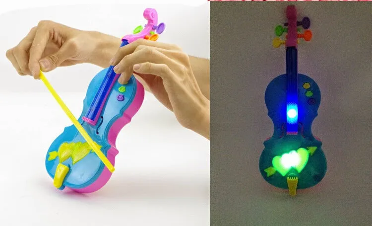 Волшебная электрогитара скрипка для сцены, развивающие игрушки, пластиковый материал