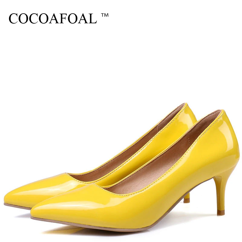 

COCOAFOAL Women's High Heels Shoes Woman Stiletto Wedding Shoes Zapatos Mujer Tacon Pumps Women High Heels Ladies Shoes Ayakkab