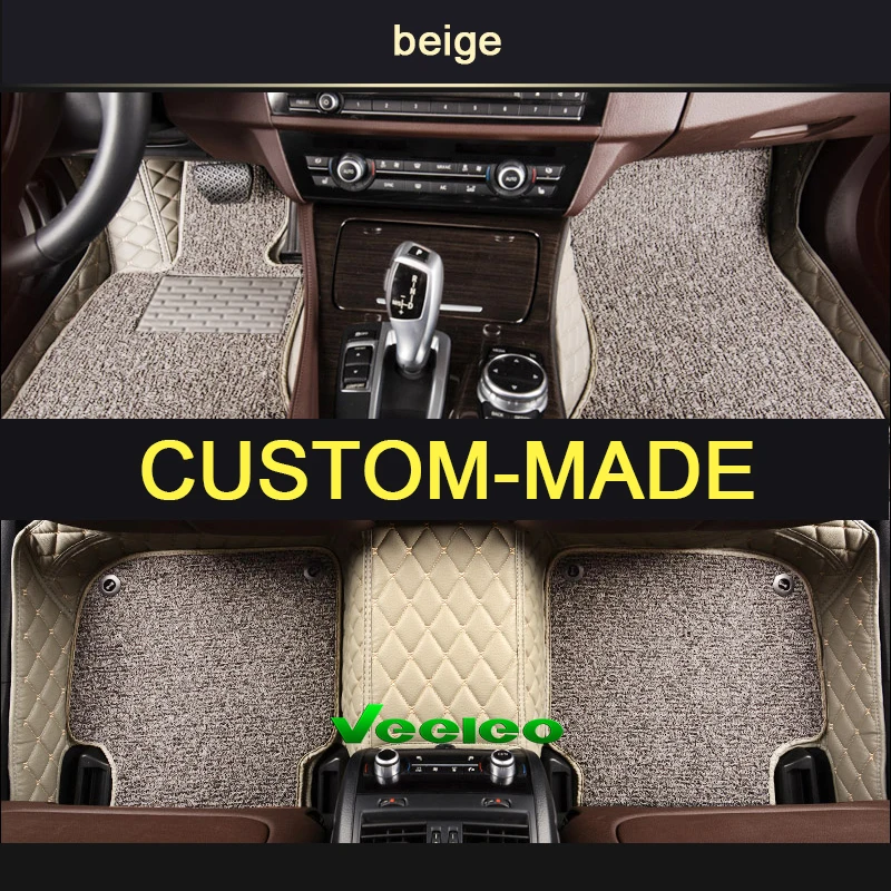 8 Colors Car Floor Mats for BMW E66-7 series Li //750Li //760Li-2002-2008 Carpets