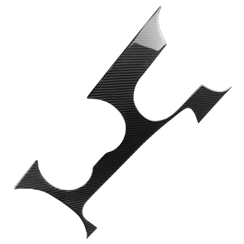 

For Ford Mustang Carbon Fiber Control Gear Shift Panel Decorative Cover Car Styling Sticker 2015 2016 2017 Auto Accessories