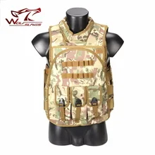 Военный жилет четыре в одном тактический жилет наивысшего качества нейлоновый воздушный Пейнтбольный бой штурмовой защитный жилет