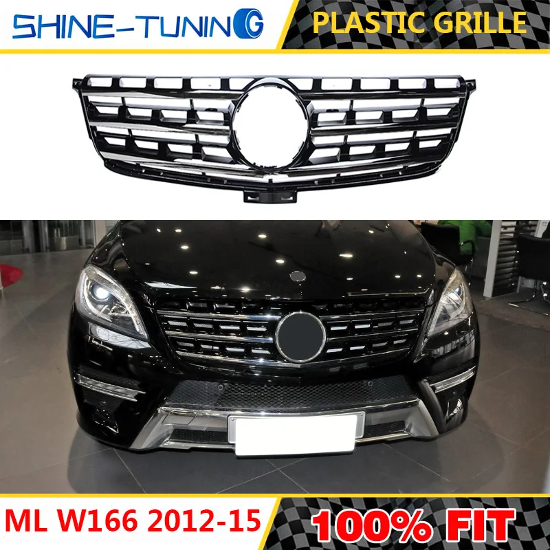 Передняя решетка для ML Class W166 class 2012 15 ML300 ML320 ML350 ml400 ML450 A1668800985|Гоночные решетки| |