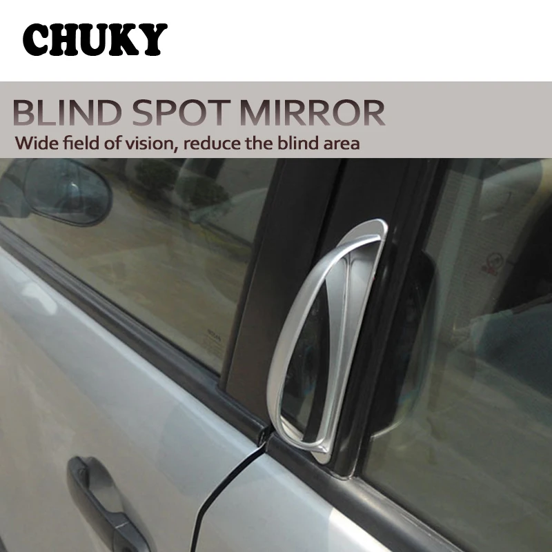 

CHUKY Car Adjustable Blind Spot Mirrors Second Row Rearview Wide Angle Lens For Ford focus mk2 fiesta Suzuki swift grand Hyudai