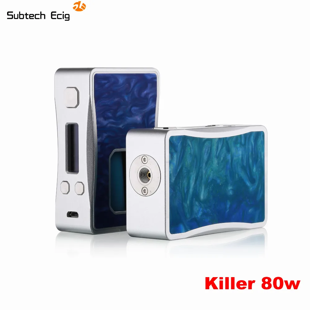 

Original e cigarette Killer 80w box mod Kit Vaporizer 18650 Battery Mods With 7ml Capacity Oil Bottle Tank Vaporizer vapor