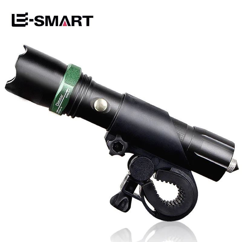 Excellent Whole Sale 100sets/lot Cree Q5 bicycle light bike light Torches LED Flashlight Lamp imported specialty Zoom+ Battery  + Charger 0