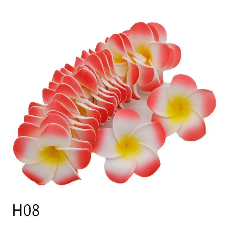 20 шт Плюмерия Гавайская Пена ФРАНЖИПАНИ цветок искусственный шелк поддельное Яйцо цветок для украшения свадебной вечеринки