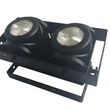 IP65 Водонепроницаемый 2 глаза 2*100 Вт холодный/белый/теплый белый 2в1 COB светодиодный светильник Blinder светильник для зрителей сценический студийный светильник лампа в виде церкви