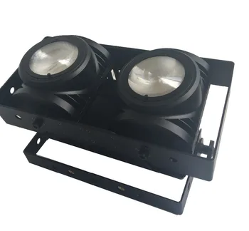 

IP65 Waterproof 2 Eyes 2*100W Cool/White/Warmwhite 2in1 COB LED Blinder Light Audience Light Stage Studio Light Church Light
