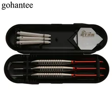 Gohantee 3 шт./упак. профессиональные 24 г стальные дротики высококачественный 24 г стальной наконечник электронных Дартс с алюминиевым валом