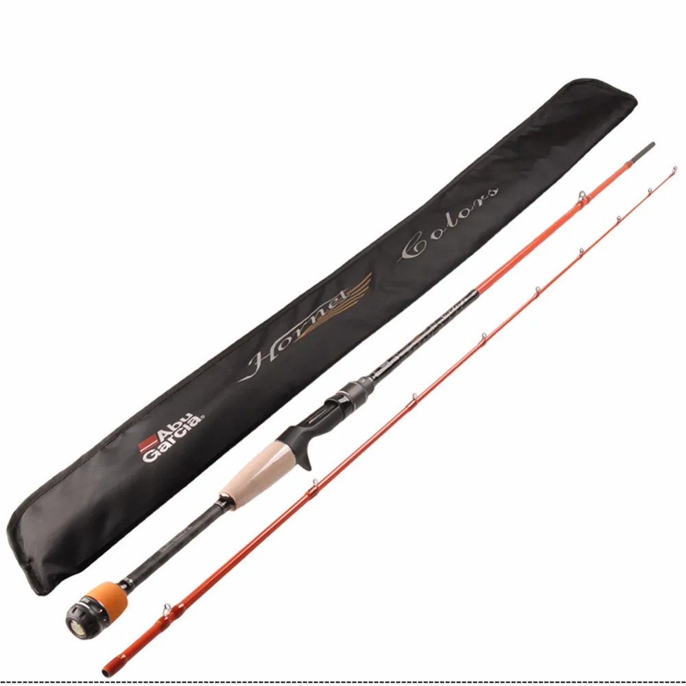 Abu Garcia MGS CA 1,98 m 2 Разделы Baitcasting Приманка стержень Мощность 3/16-3/4OZ приманка Вес Vara De Pescar жесткие рыболовные литье Прутки