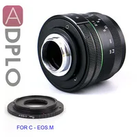 Pixco для EOS M FX 25 мм F1.8 HD. MC ручная фокусировка широкоугольный объектив для Fujifilm FX Крепление камеры, подходит для EOS M Крепление камеры