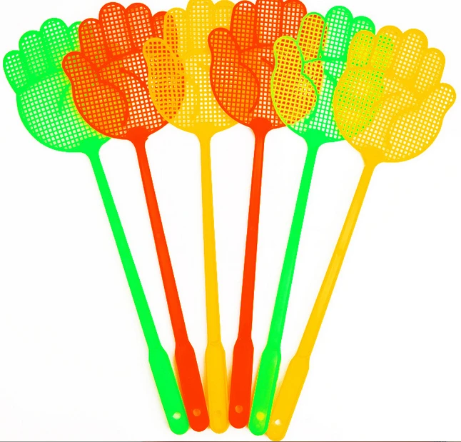 

Household Fly-Swatter Plastic Palm-Type Mesh Swatter Summer Mosquito Exterminator Pat