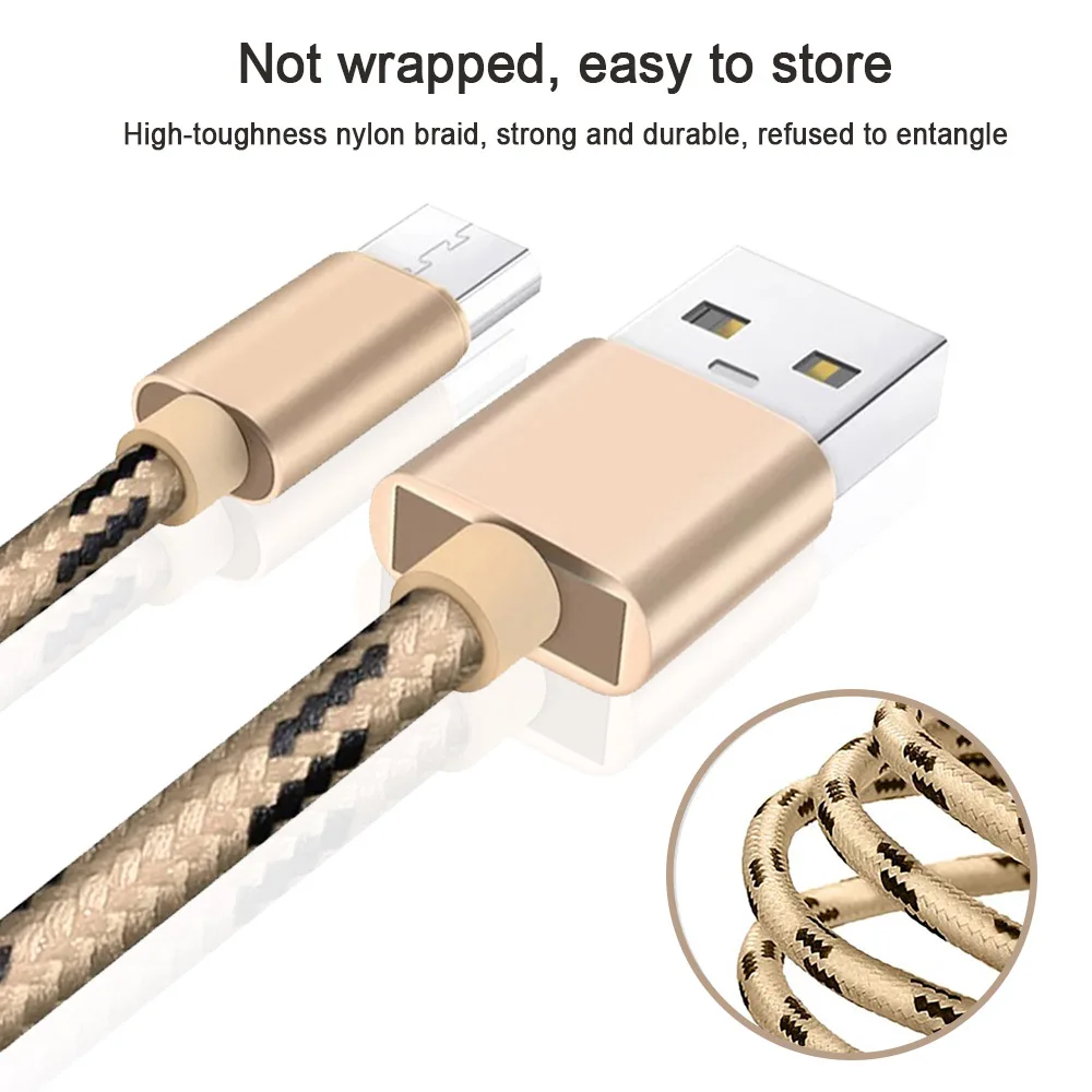 Micro USB зарядный кабель для передачи данных Samsung Galaxy S7 S6 Huawei Xiaomi Redmi 5 4 Android быстрое
