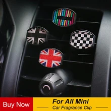 Автомобильный ароматизатор с зажимом для кондиционера, украшение для парфюмерных изделий, освежитель воздуха для MINI Cooper, универсальный аксессуар