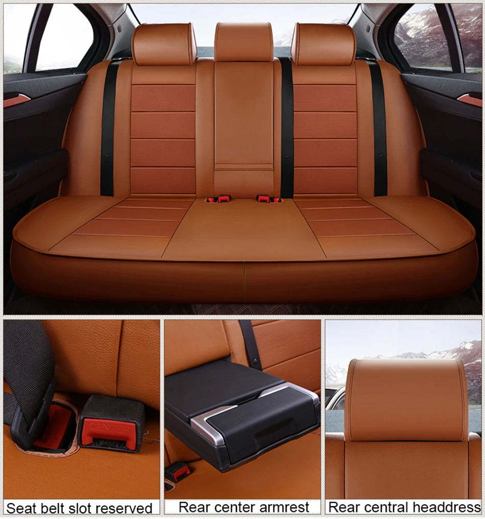 KADULEE пользовательские кожаные чехлы для автомобильных сидений набор для Porsche Cayman Cayenne Macan Panamera Boxster авто аксессуары наклейки Стайлинг