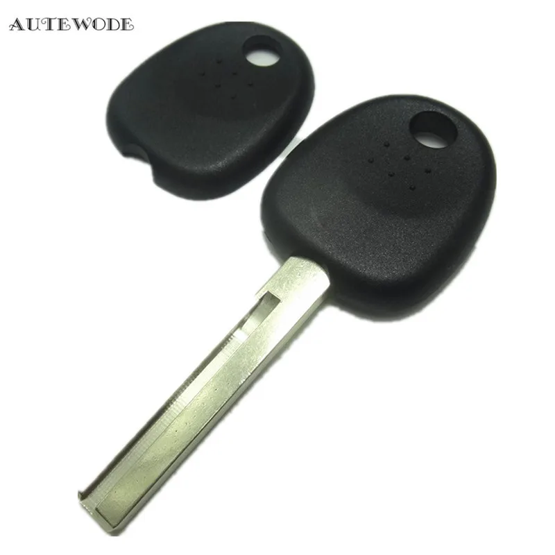 

AUTEWODE New Replace Blank Key Shell Case Cover fit for HYUNDAI Transponder Key Fob Uncut Blade accessories 1pc