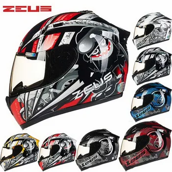 

2019 New Taiwan ZEUS full Face motorcycle helmet motorbike racing Electric bicycle helmets four seasons for men/women ZS-2000A