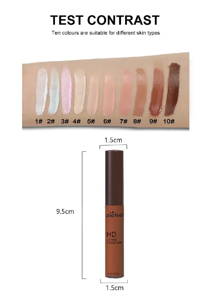 DSstyles Eye Concealer Face Makeup Brightening Whitening Foundation Primer Concealer Make Up Base Liquid Foundation Cosmetics