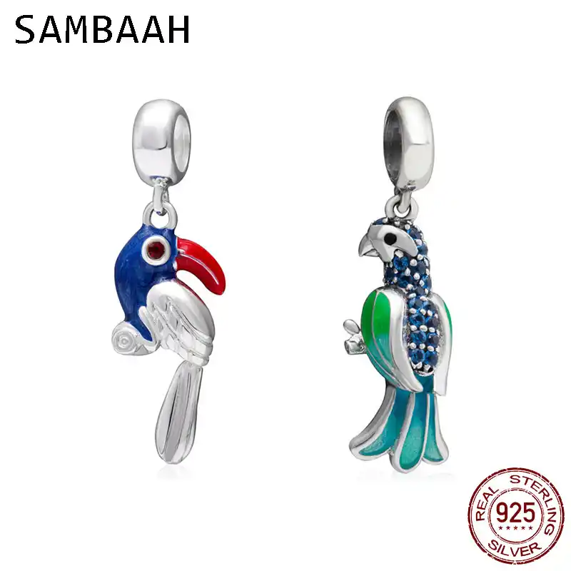 pandora tropical parrot pendant charm pandora tropical parrot pendant charm