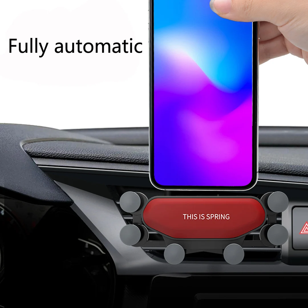 Гравитационный Универсальный Автомобильный держатель для телефона для iphone Max samsung в держатель на вентиляционное отверстие автомобиля Автомобильный держатель для Xiaomi huawei подставка для мобильного телефона