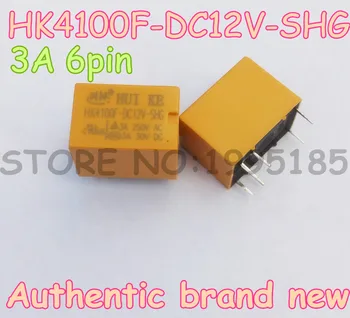 

Free Shipping 5 PCS/lot HK4100F DC12V - SHG 6 pin 3A 12V authentic brand new 4100-12 VDC