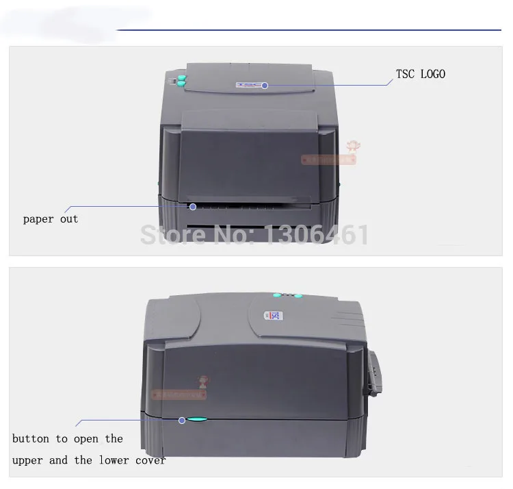 High quality Qr code sticker printer barcode printer Thermal adhesive label printer clothing label printer