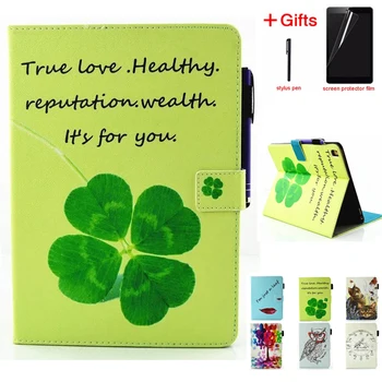 

Kids Cartoon Painted Case Cover For Apple ipad pro9.7 A1673 A1674 A1675 Smart cases For iPad Pro 9.7 2016 PU Leather Stand Shell