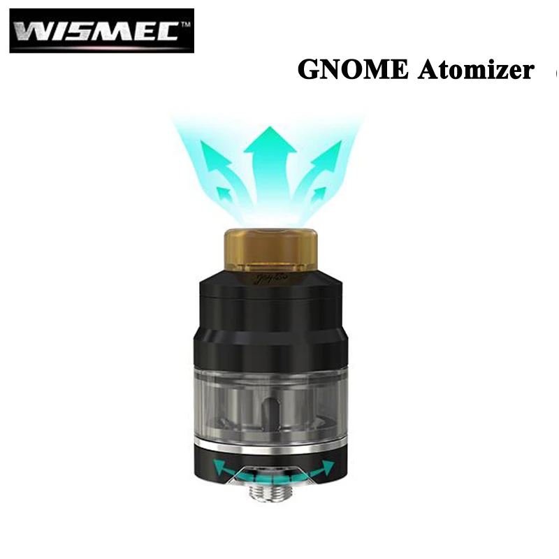 

Original Wismec GNOME Atomzier 2ML Tank use WM series Coil heads Suitable for E Cig Wismec Reuleaux RX GEN3 Box MOD Vape