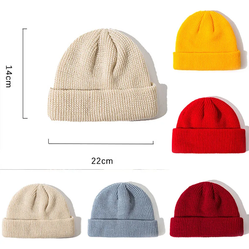 2019 5 цветов модные женские мужские вязаные шапочки хип-хоп Осень Зима теплые шапки унисекс шапки