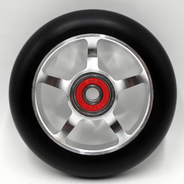 2PCS 100/110/120mm Stunt Scooter Wheels With Aluminum Alloy Hub High