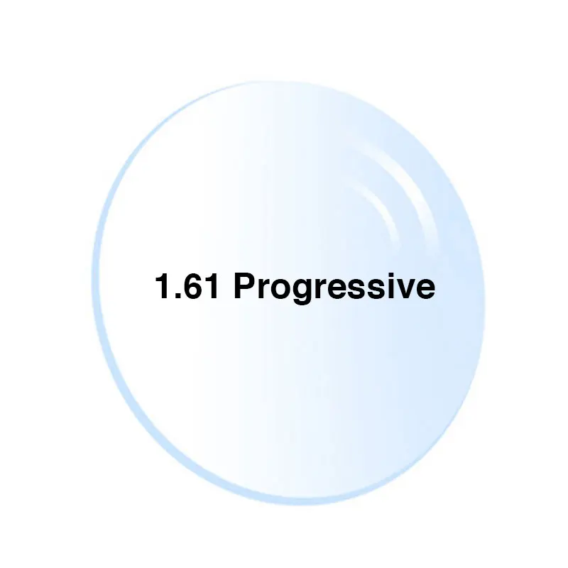 1.61 Digital Free Form Progressive No-Line Multi-Focal Prescription Customized Optical Lenses With Anti-Reflection Coating 2 Pcs